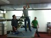 Umzug, Tische stellen und ein wenig Wand<br>