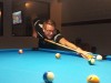 Radio Bonn Rhein Sieg zu Gast: Natürlich durfte auch der Moderator seine Pool-Skills zeigen ... garnicht mal so schlecht.<br>